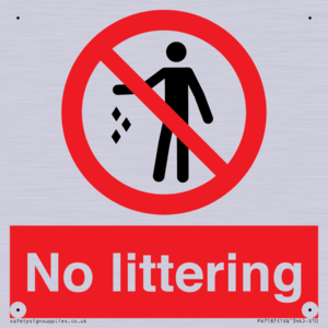 No littering